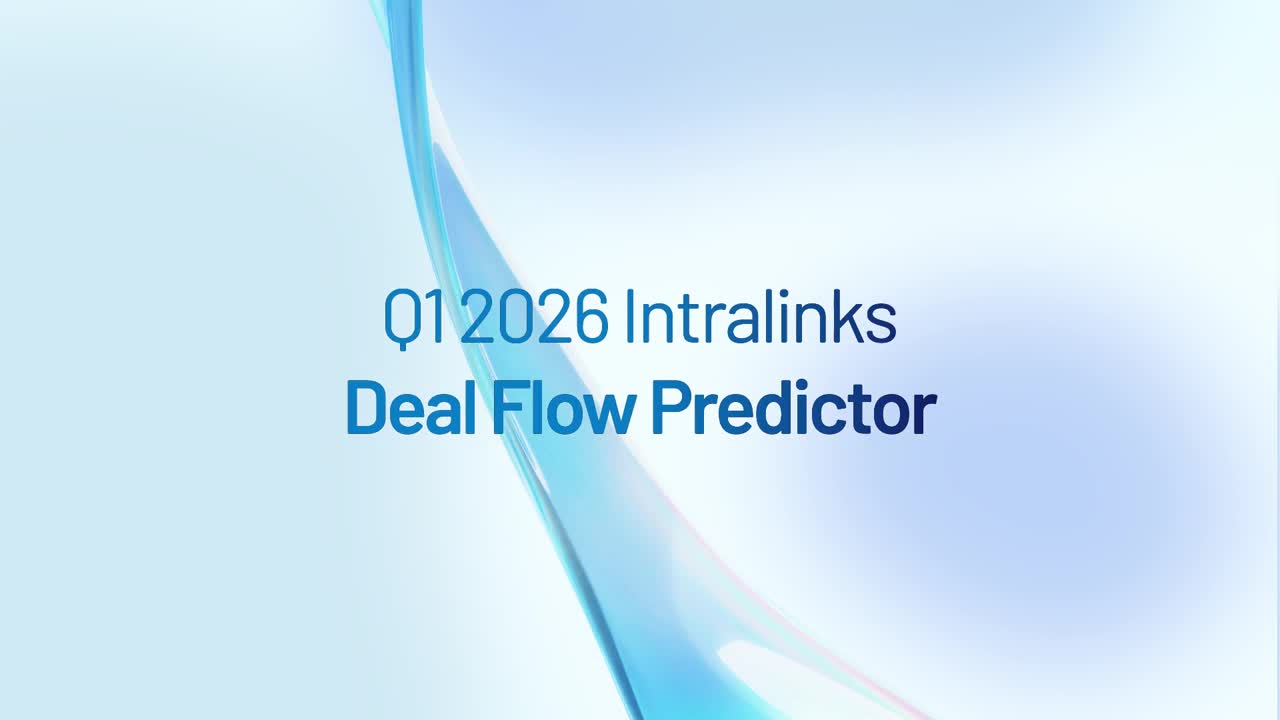 Q1 2026 Intralinks Deal Flow Predictor